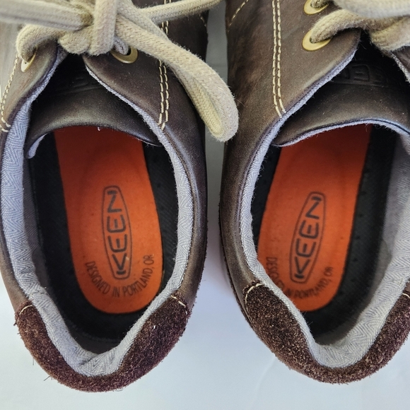 KEEN Mens Glenhaven Sneaker brown size 8 - Picture 9 of 13